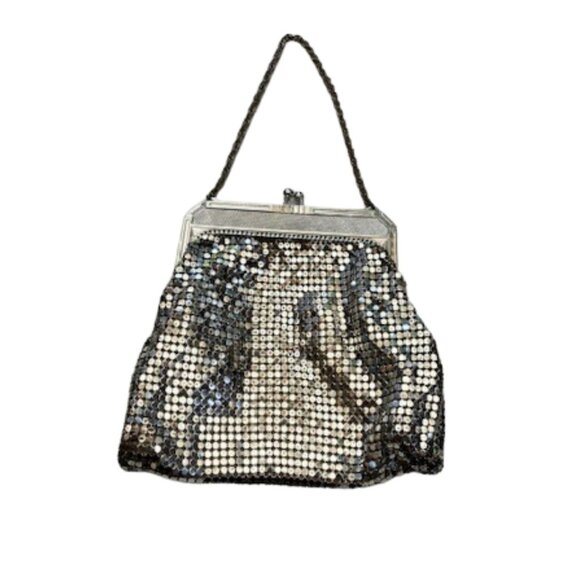 Vintage Whiting & Davis Silver Mini Mesh Evening Bag - Picture 1 of 8